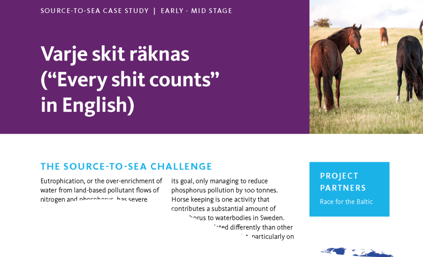 Varje skit räknas - “Every shit counts”